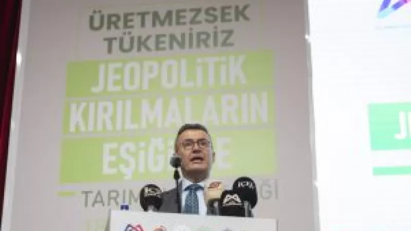 Mersin Büyükşehir Belediye Başkanı Seçer: 'Üretmezsek Tükeniriz' Konferansında Tarımın Geleceğini Konuştu