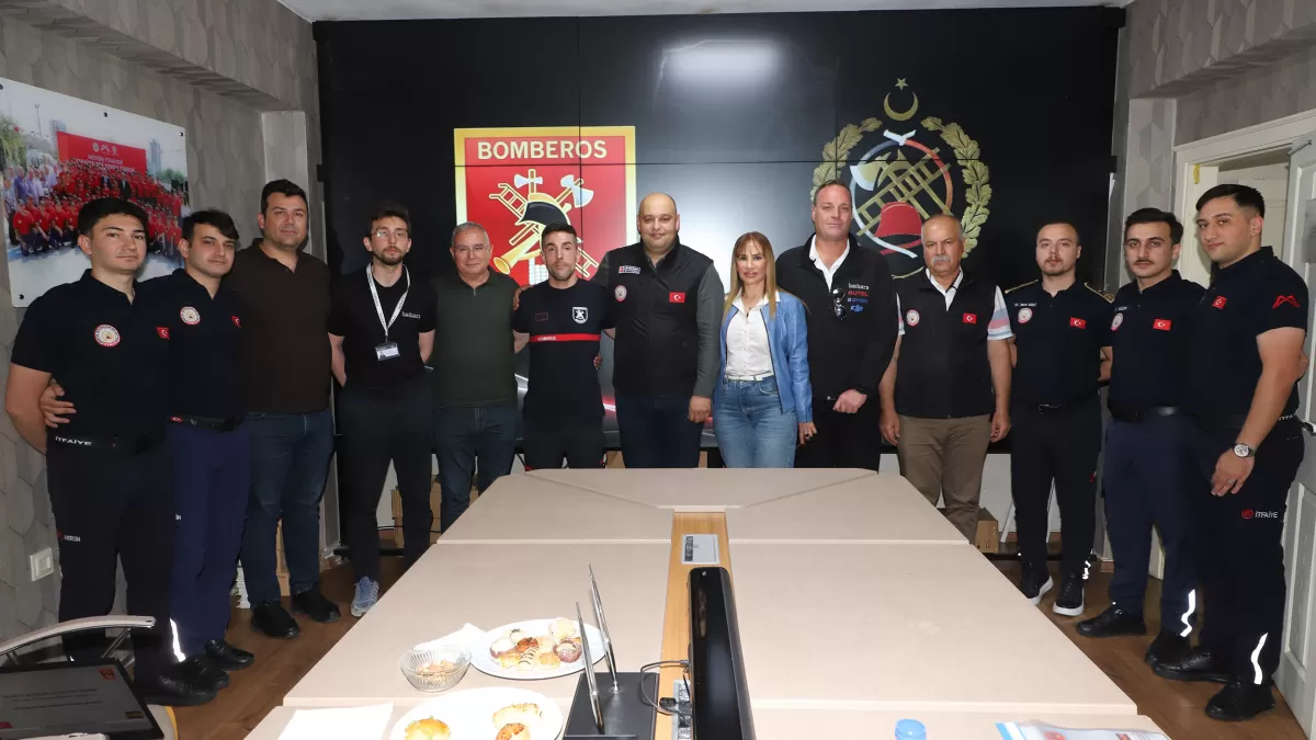 Alicante İtfaiyesi'nden Mersin'e teknoloji ve eğitim ziyareti