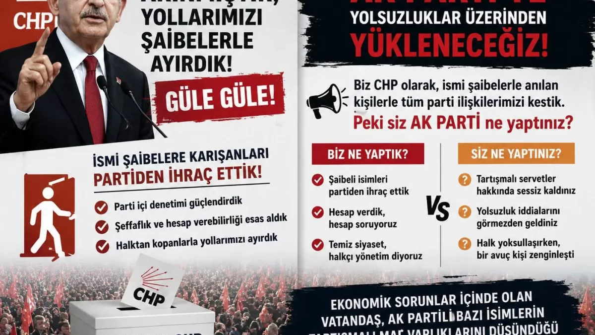 CHP'de 'arınma' söylemi seçim stratejisine dönüşebilir