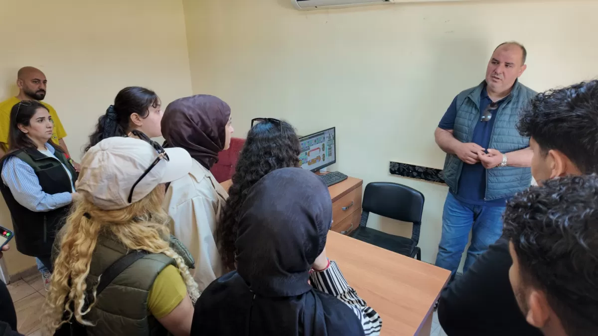 Hatay'da öğrencilere atıksu arıtma tesisinde uygulamalı eğitim