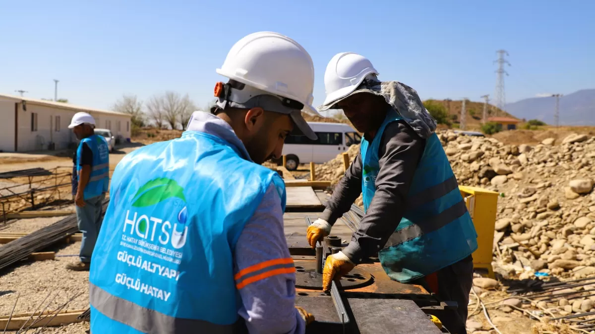 Hassa'da atık su arıtma tesisi yüzde 70 tamamlandı