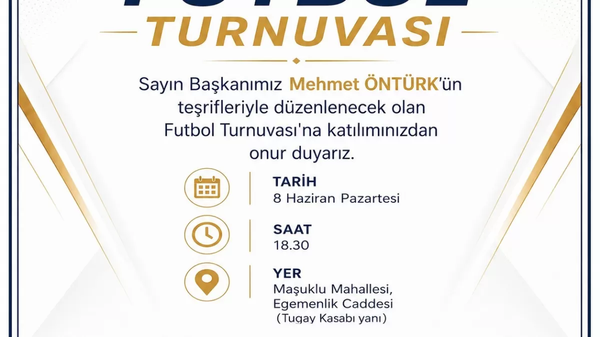 Hatay'da büyük futbol turnuvası başlıyor