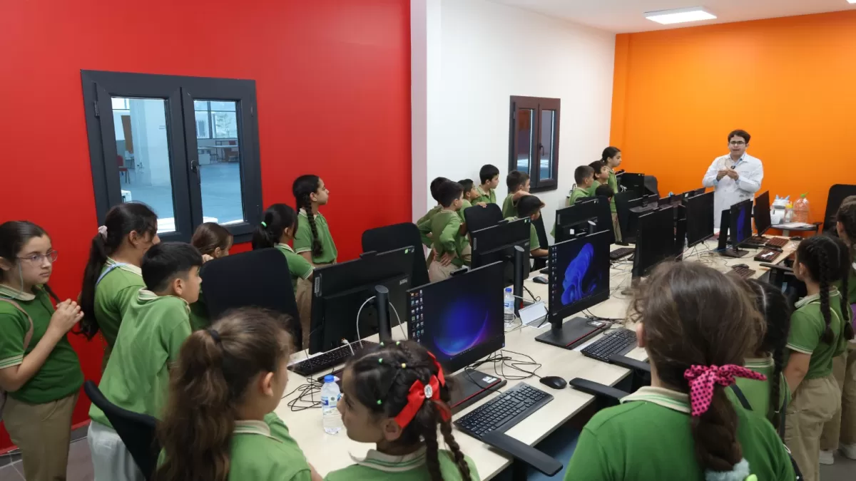 Hatay Bilim Merkezi minik öğrencileri ağırladı