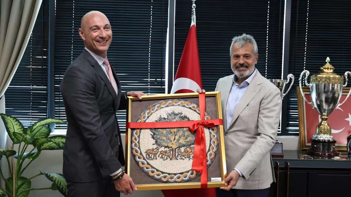 Hatay Büyükşehir'den uluslararası iş birliği görüşmesi