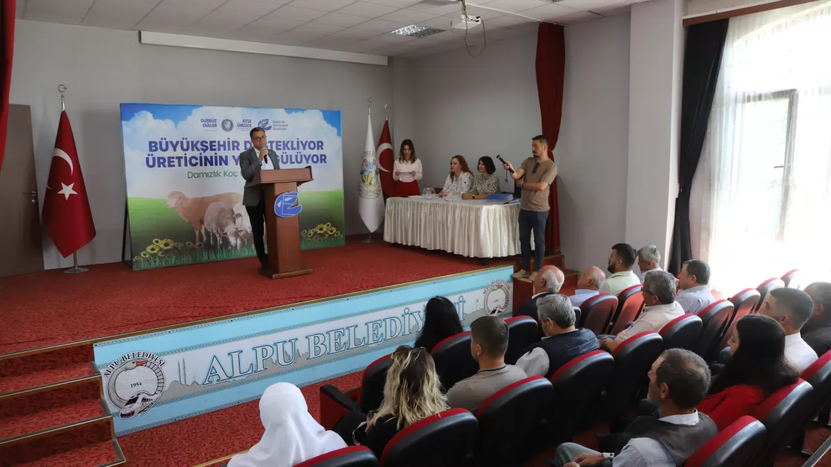 Eskişehir'de üreticilere damızlık koç desteği