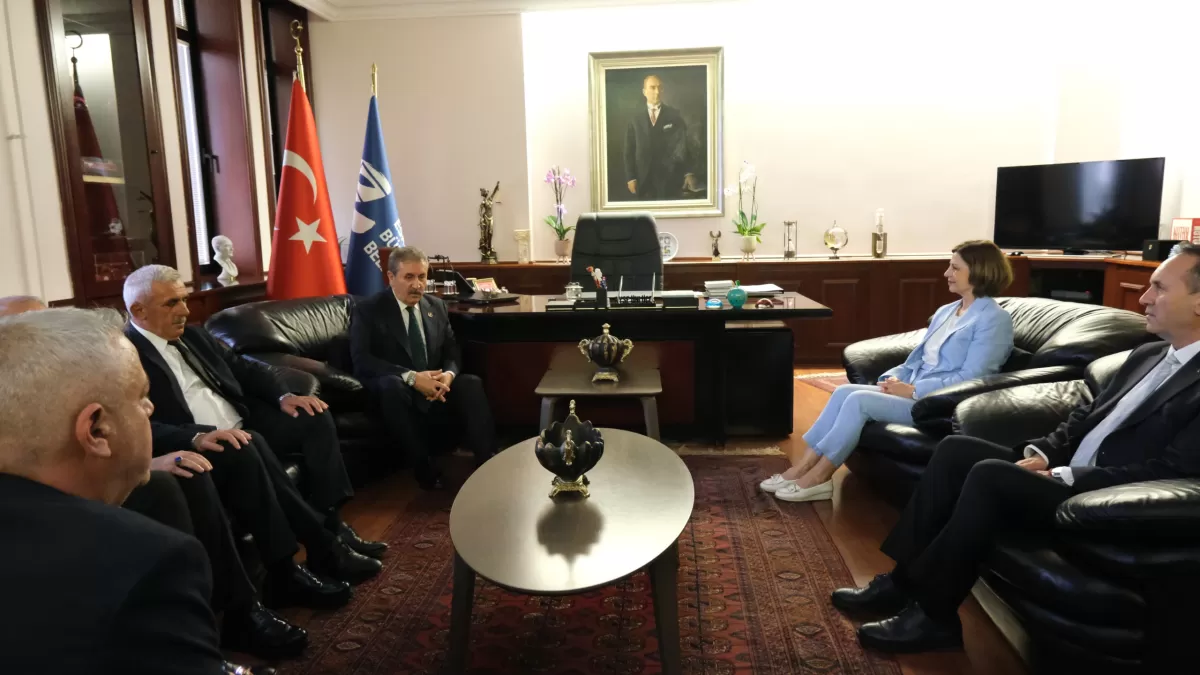 BBP Genel Başkanı Destici, Eskişehir Büyükşehir Başkanı Ünlüce'yi ziyaret etti