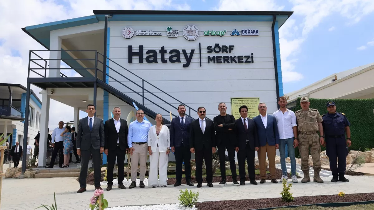 Hatay Sörf Merkezi'nin yeni yerleşkesi törenle açıldı