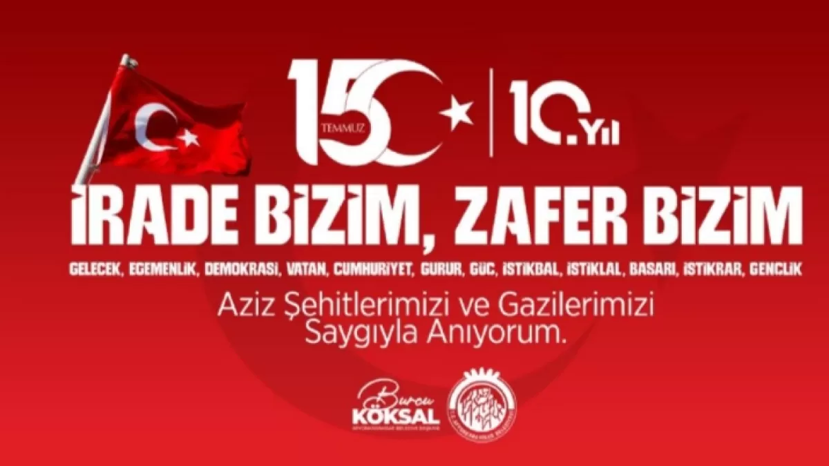 Burcu Köksal'dan 15 Temmuz mesajı: Birlik ve beraberlik vurgusu