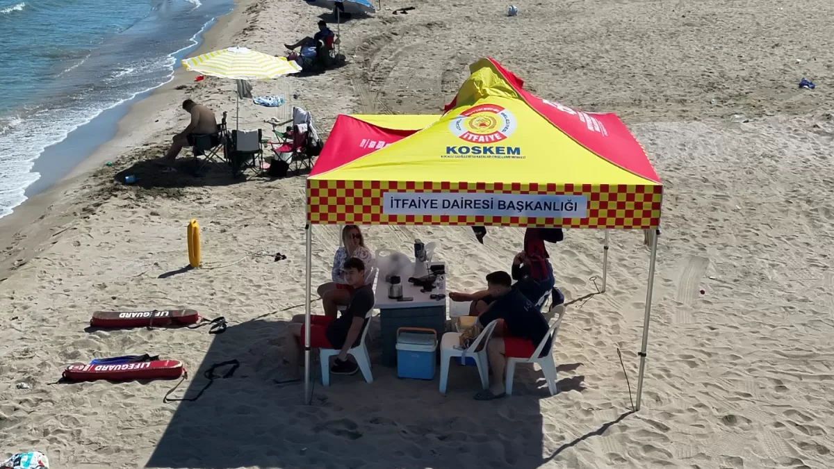 Kocaeli'de bir haftada 38 kişi boğulma tehlikesinden kurtarıldı