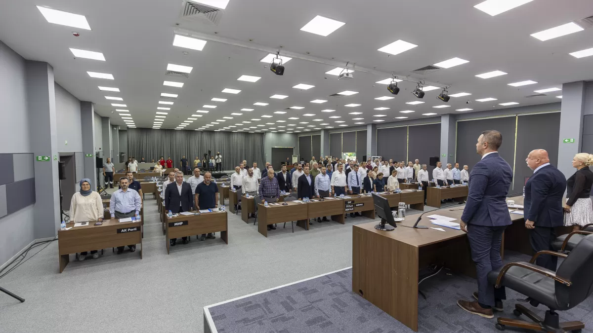 Mersin Büyükşehir Meclisi temmuz ayı toplantısında 15 madde görüşüldü