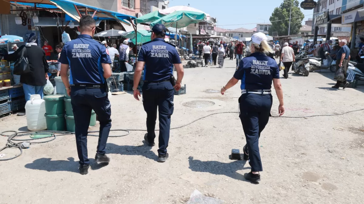 Hatay'da esnaf geçici alana taşındı