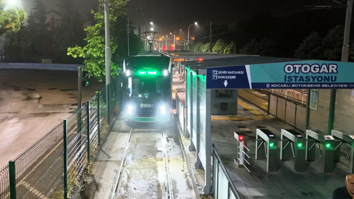 Kocaeli'de çift dizi tramvay dönemi başlıyor