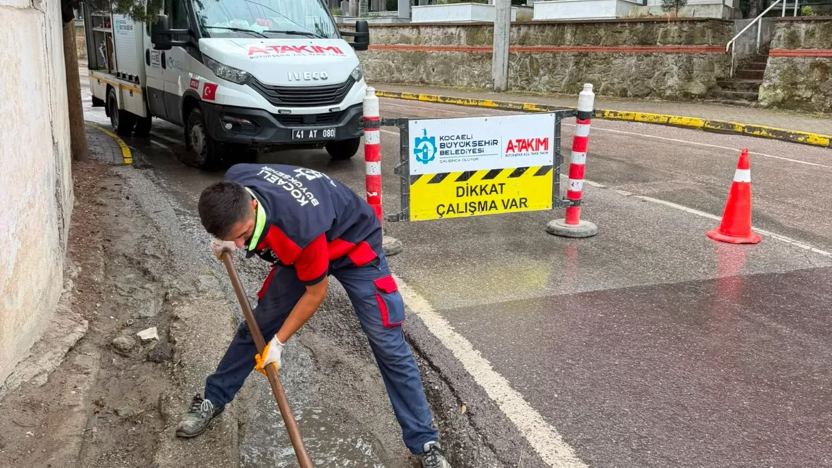 Kocaeli'de metrekareye 28 kg yağışa rağmen ihbar gelmedi