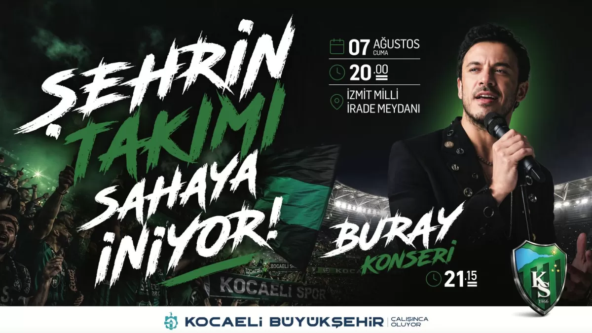 Kocaelispor yeni sezona İzmit'te görkemli başlangıç yapacak