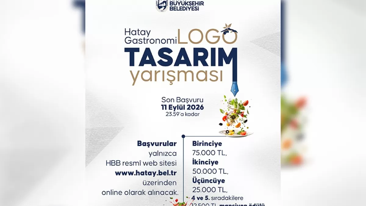 Hatay Büyükşehir'den ödüllü iki logo yarışması