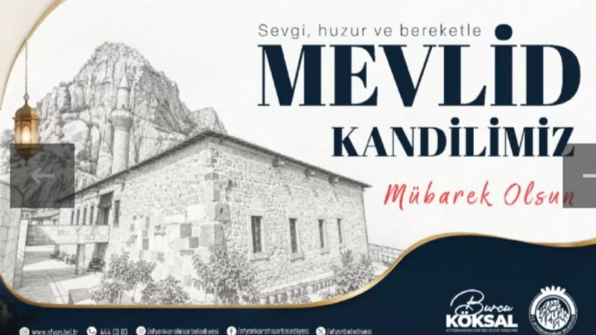 Burcu Köksal'dan Mevlid Kandili mesajı
