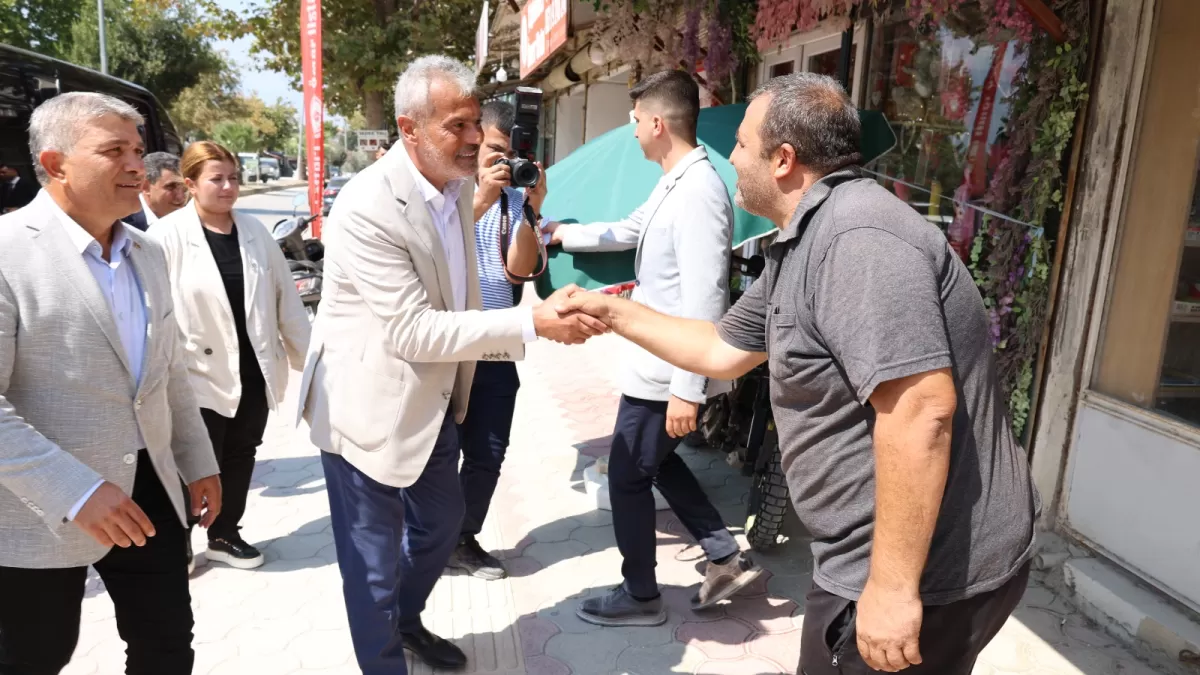 Başkan Öntürk, prestij cadde çalışmalarını yerinde inceledi