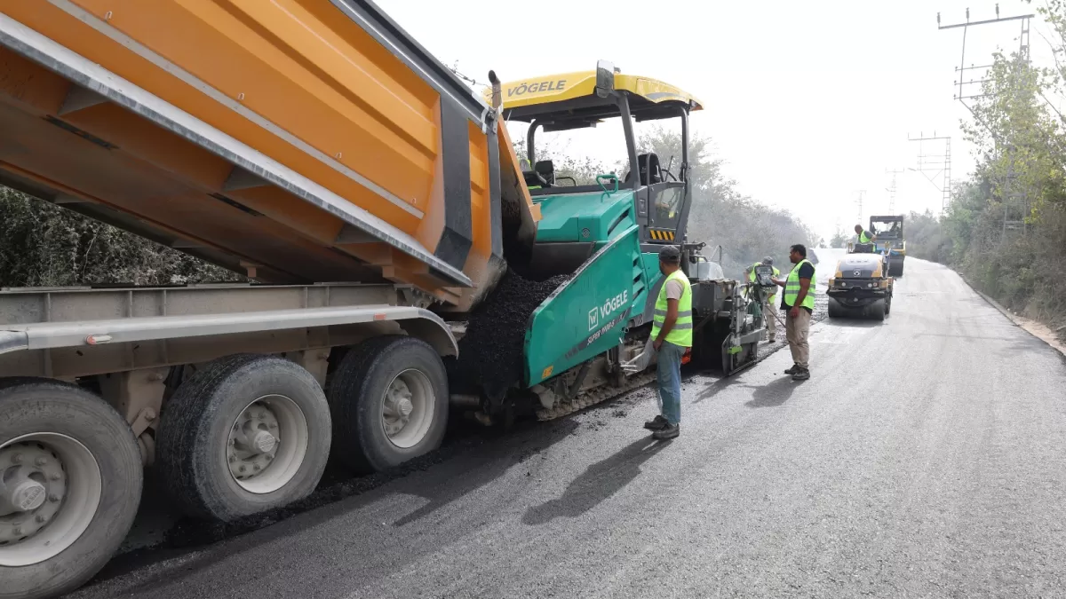 Defne'de hastane güzergâhına beton asfalt