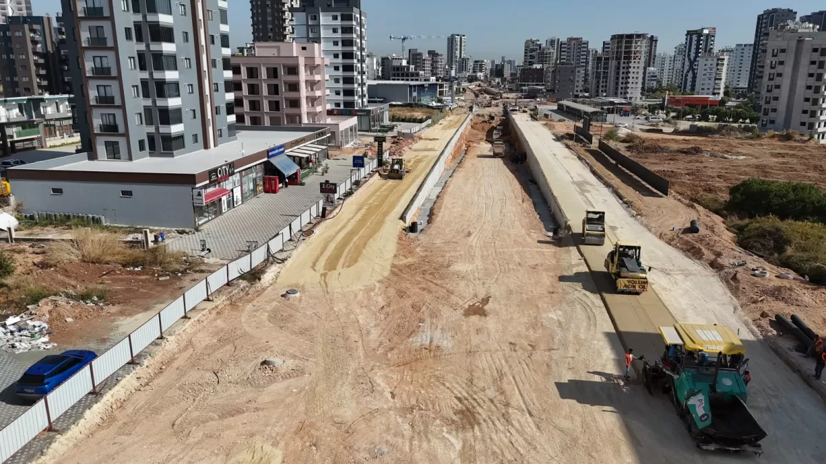 Mezitli'de dev katlı kavşak projesi yüzde 70 tamamlandı