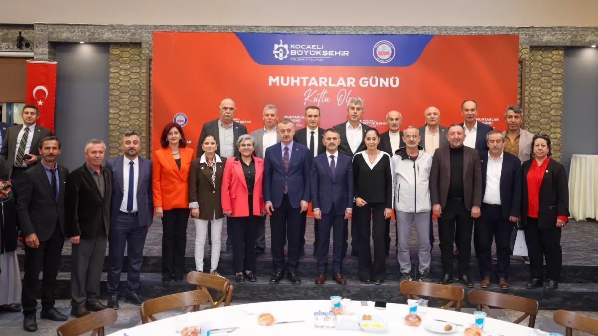 Kocaeli'de Muhtarlar Günü Kutlaması Gerçekleştirildi